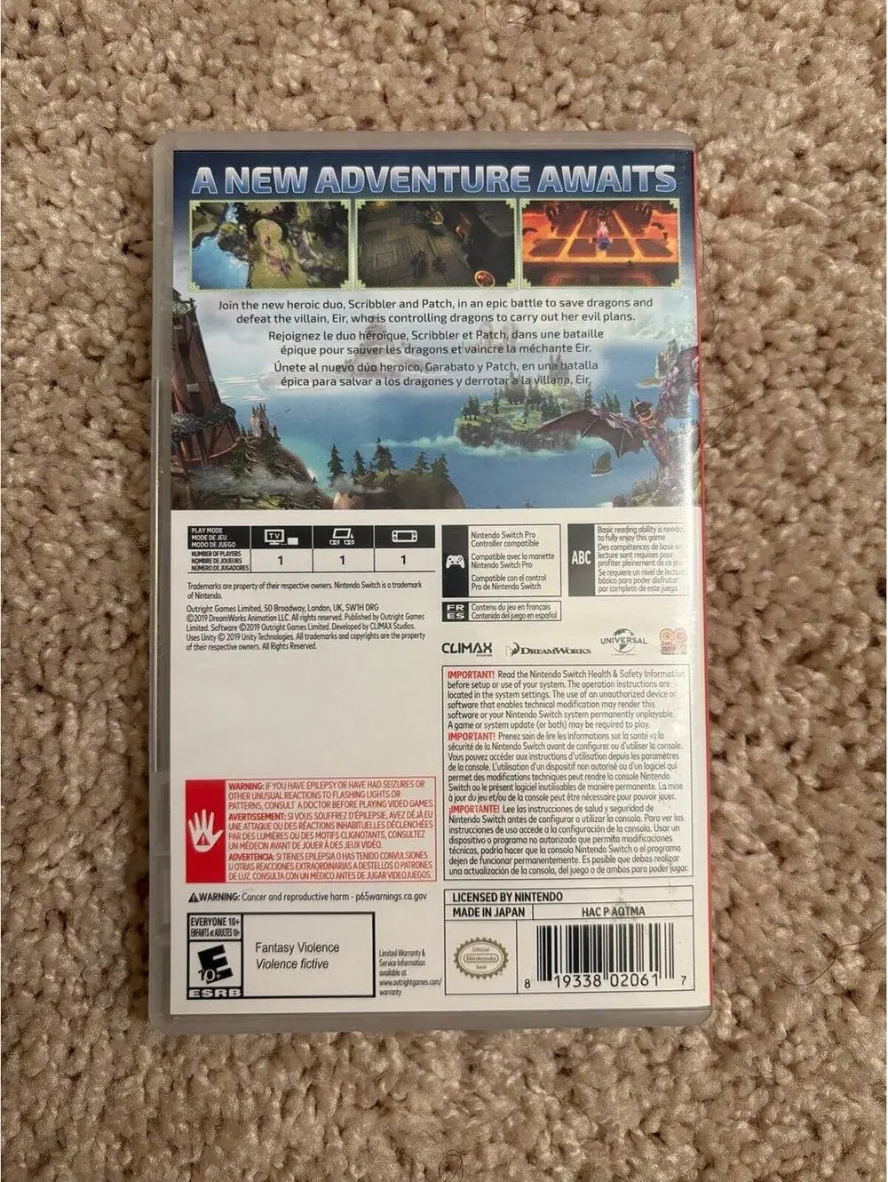 Dragons Dawn of New Riders for Nintendo Switch